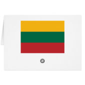 Lithuania Flag Cards (Back Horizontal)