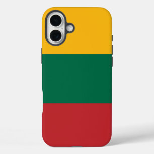 Lithuania Flag iPhone 16 Plus Case