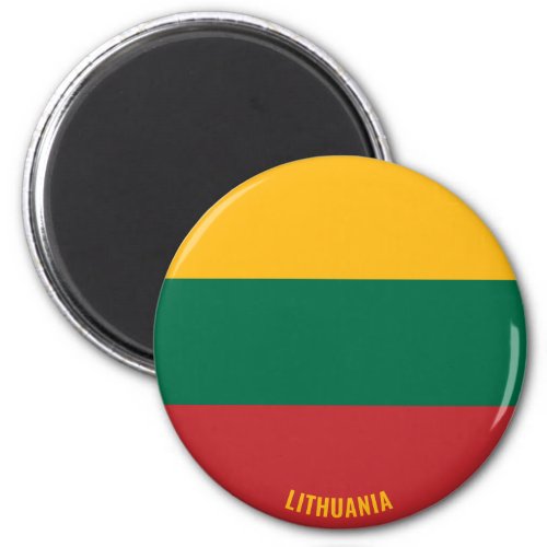 Lithuania Flag Charming Patriotic Magnet