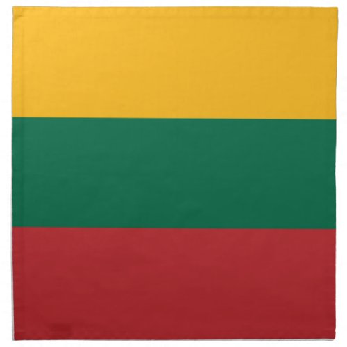 Lithuania flag cloth napkin