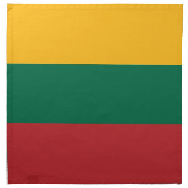 Lithuania flag cloth napkin (Front)