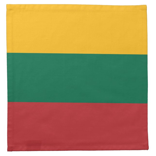 Lithuania Flag Cloth Napkin (Front)