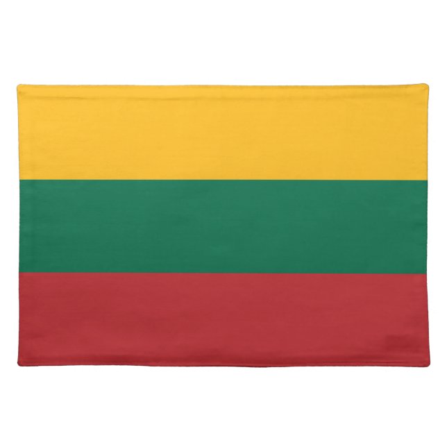 Lithuania flag cloth placemat (Front)