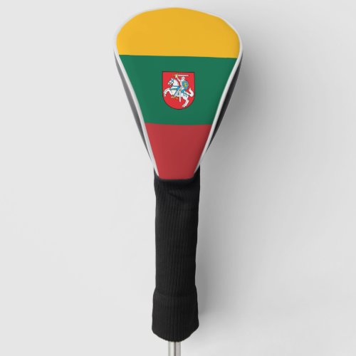 Lithuania flag_coat of arms  golf head cover