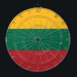 Lithuania Flag Dart Board<br><div class="desc">Lithuania Flag</div>