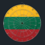 Lithuania Flag Dart Board<br><div class="desc">Lithuania Flag</div>