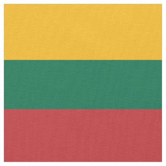 Lithuania flag fabric (Close Up)