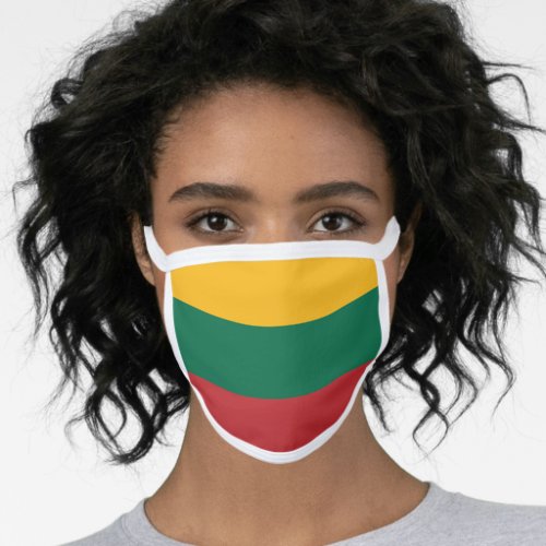 Lithuania flag face mask
