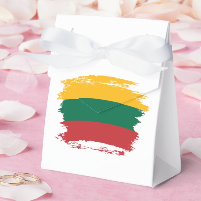 Lithuania flag favor boxes (Wedding)