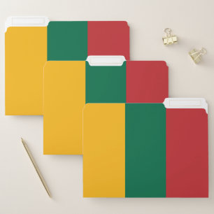 Lithuania flag file folder