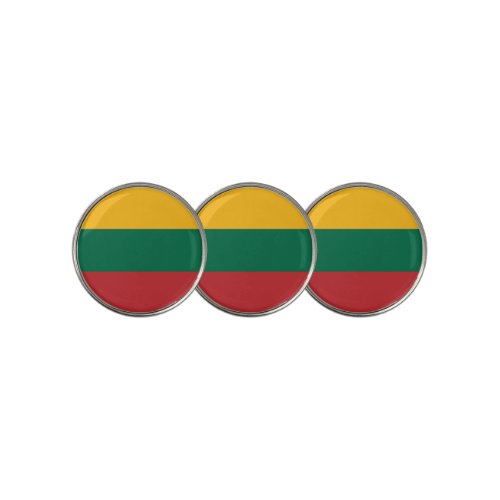 Lithuania flag golf ball marker