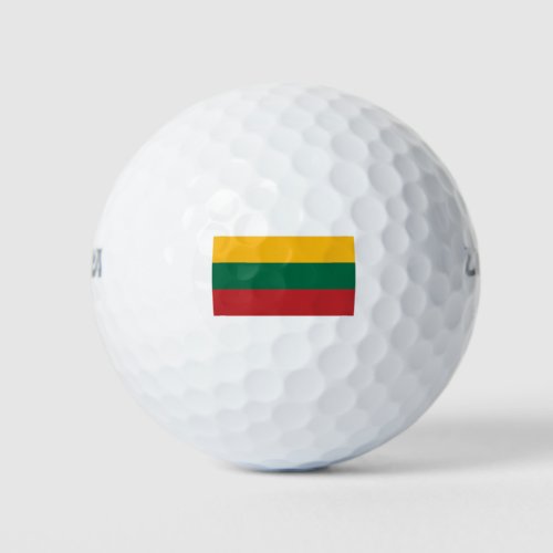 Lithuania Flag Golf Balls