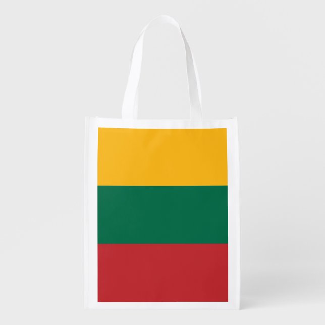 Lithuania Flag Grocery Bag (Front)