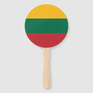 Lithuania Flag Hand Fan