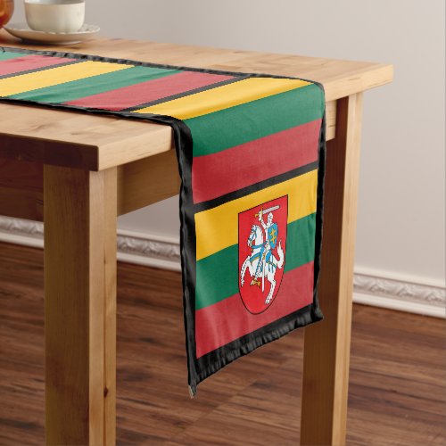 Lithuania Flag Home decor Lithuania  Sports fans Short Table Runner