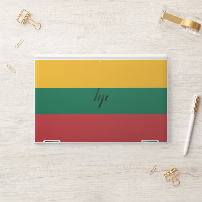 Lithuania flag HP laptop skin (Desk)