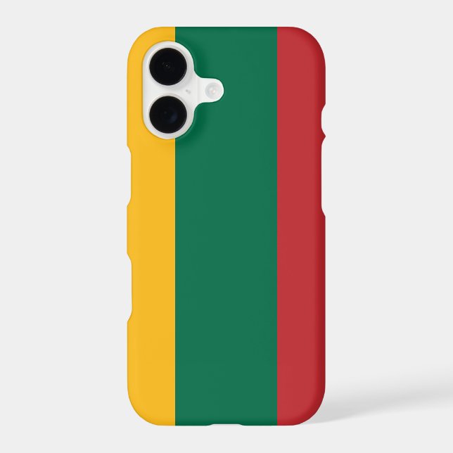 Lithuania Flag Iphone Case (Back)