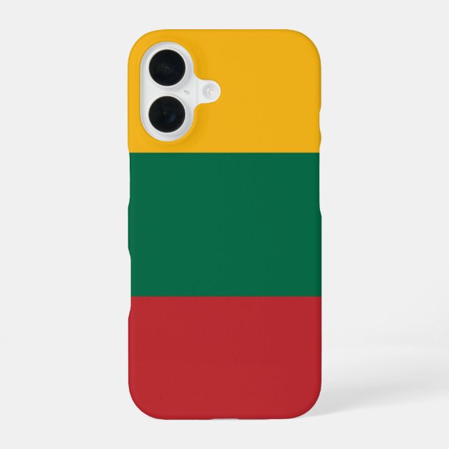 Lithuania Flag iPhone Case (Back)