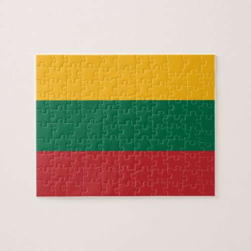 Lithuania Flag Jigsaw Puzzle