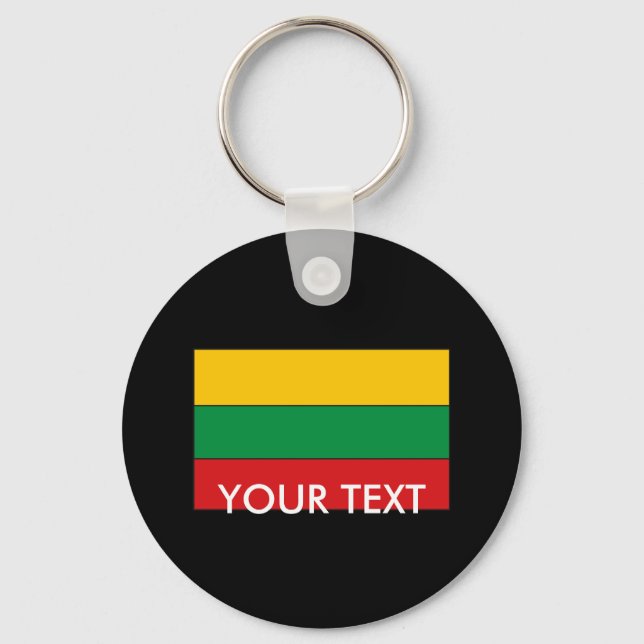 Lithuania Flag Keychain (Front)