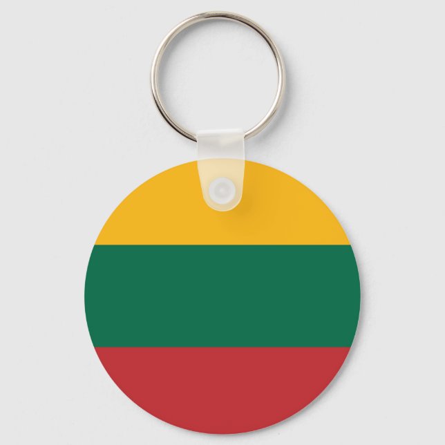 Lithuania Flag Keychain (Front)