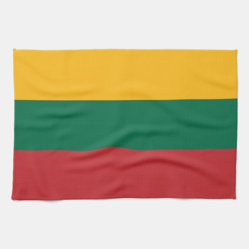Lithuania flag kitchen towel