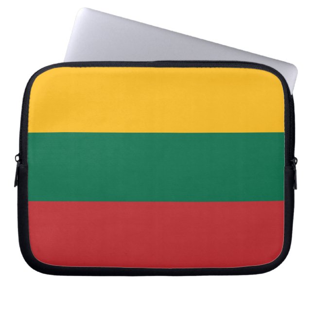 Lithuania Flag Laptop Sleeve (Front)
