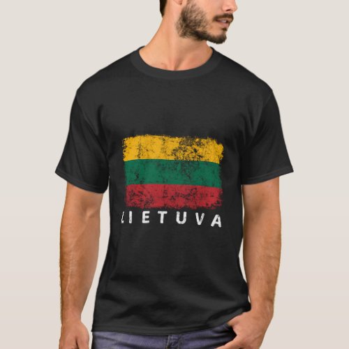 Lithuania Flag Lithuanian Pride Lietuva Lithuania T_Shirt
