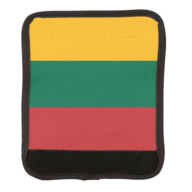Lithuania Flag Luggage Handle Wrap (Front)