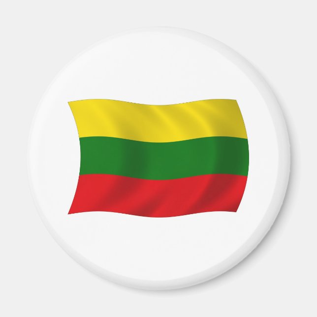 Lithuania Flag Magnet (Front)