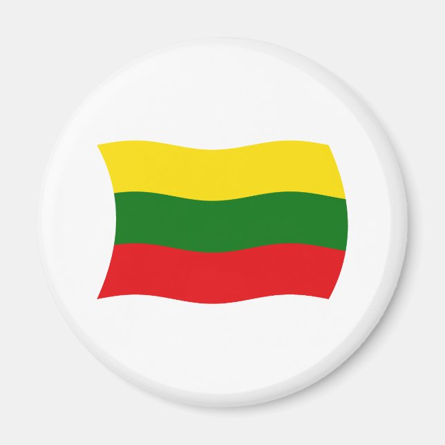 Lithuania Flag Magnet (Front)