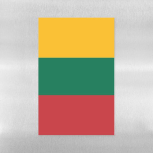 Lithuania flag magnetic dry erase sheet