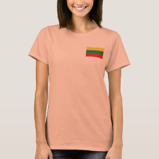 Lithuania Flag + Map T-Shirt