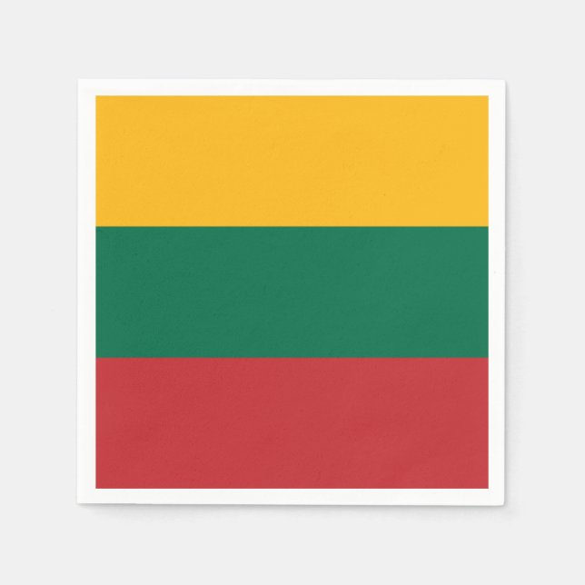Lithuania Flag Napkins (Front)