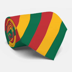 Lithuania flag neck tie