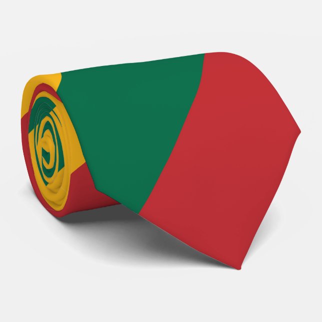 Lithuania Flag Neck Tie (Rolled)