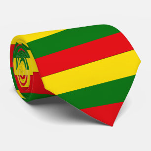 Lithuania flag neck tie