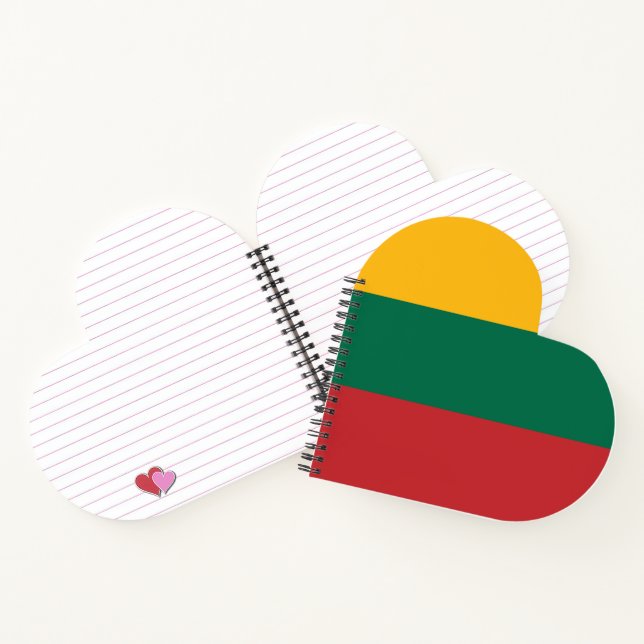 Lithuania flag notebook (Inside)
