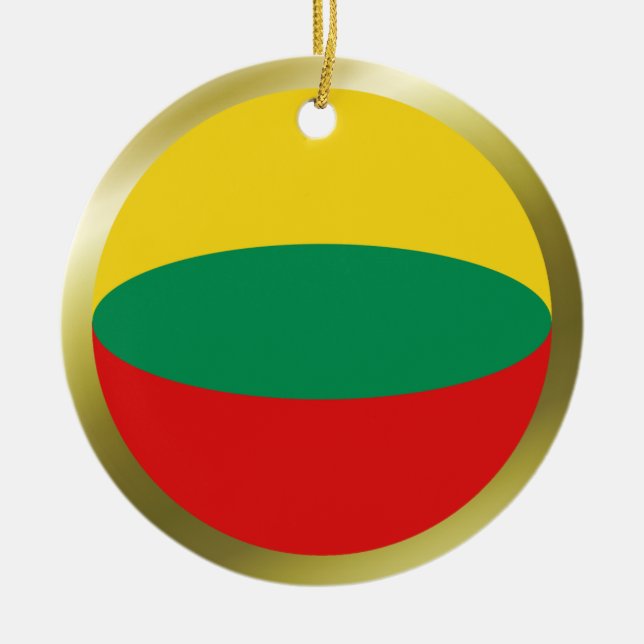 Lithuania Flag Ornament (Front)