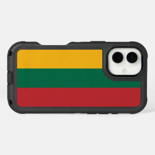 Lithuania Flag iPhone 16 Plus Case