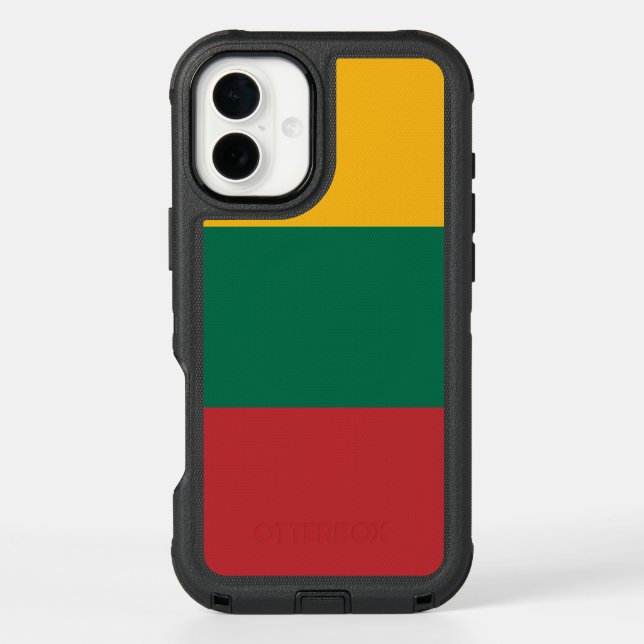 Lithuania Flag Otterbox iPhone Case (Back)
