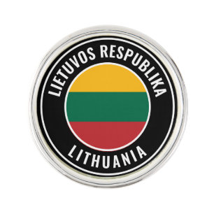 Lithuania Flag Patriotic Lapel Pin