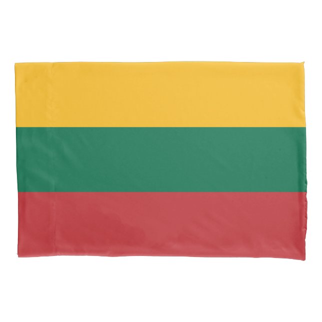 Lithuania Flag Pillow Case (Front)