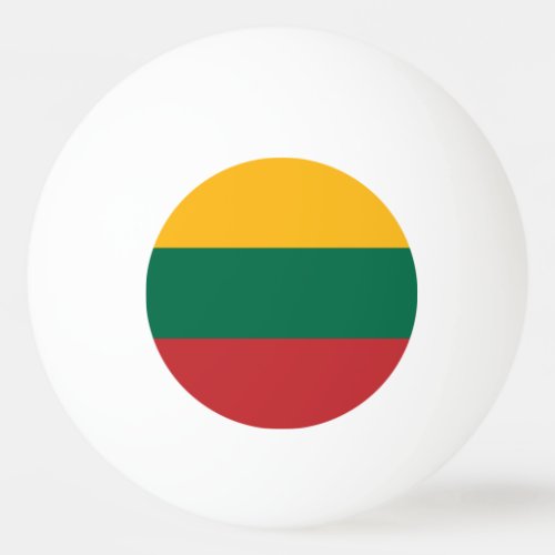 Lithuania Flag Ping Pong Ball