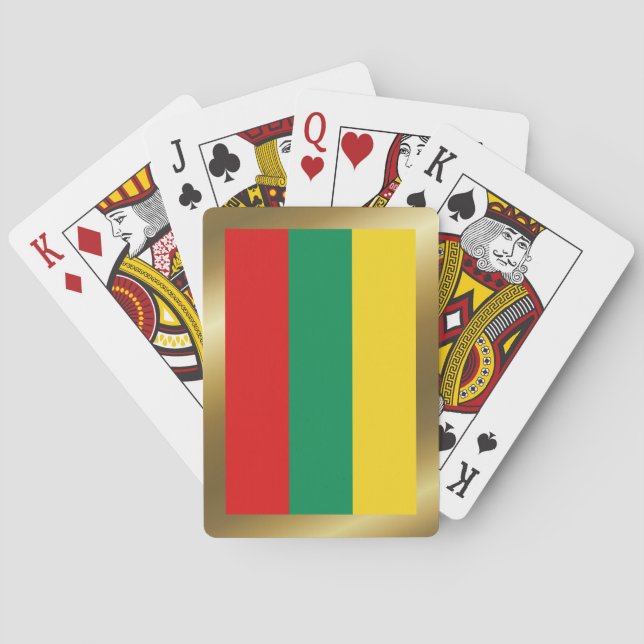 Lithuania Flag Playing Cards (Back)