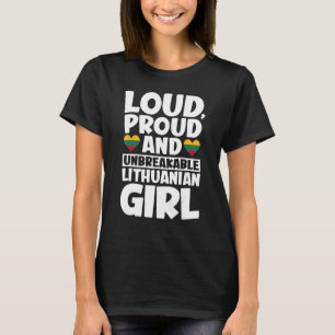 Lithuania Flag Proud Lithuanians Men & Women 1 T-Shirt