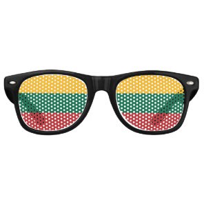 Lithuania Flag Retro Sunglasses