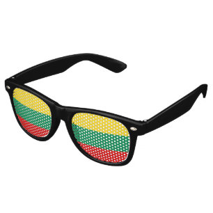 Lithuania Flag Retro Sunglasses