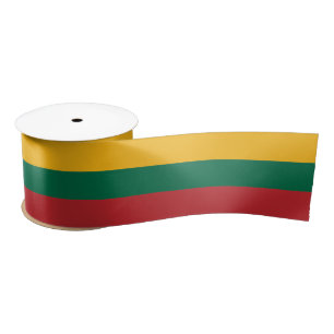 Lithuania Flag Satin Ribbon