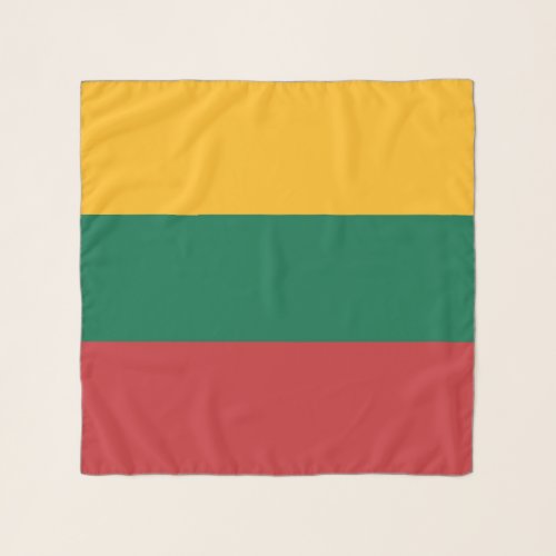 Lithuania flag scarf
